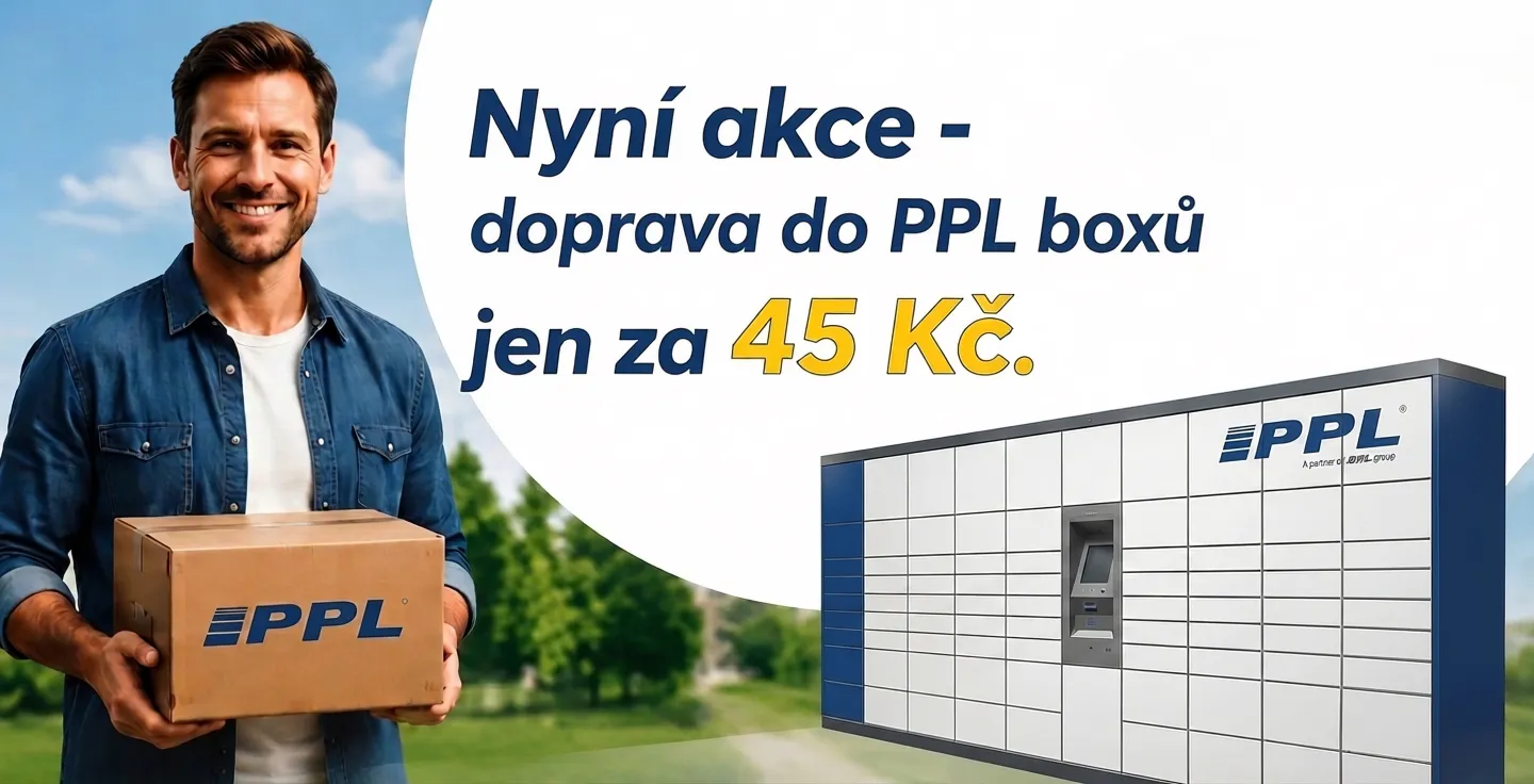 Akce - PPL boxy za 45 Kč.
