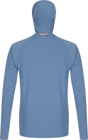 2117 of Sweden Undal pánská funkční mikina s kapucí, Dusty Blue (1)