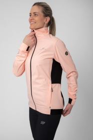 2117 of Sweden TORSVI dámská hybridní softshellová bunda, peach (4)