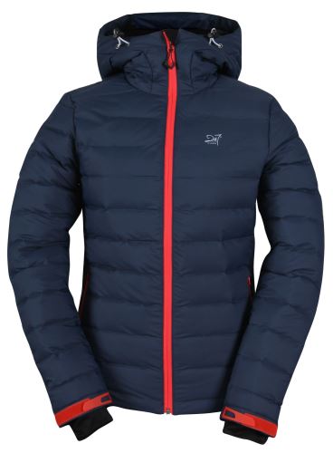 MON ECO dámská péřová lyžařská bunda, modrá