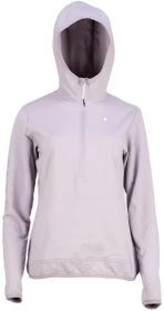 GTS300761L dámská 1/2 zip mikina s kapucí, Lilac