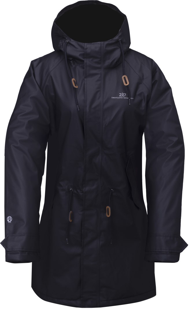 STENHAG - dámský zimní kabát z polyuretanu, černá