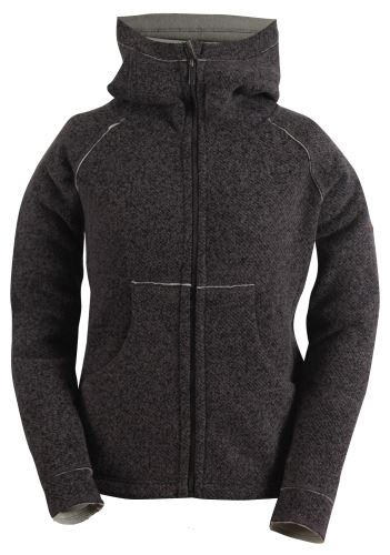 GULLSPANG- dámský sportovní kabátek (wool-like) - šedý melír