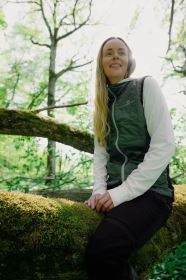2117 of Sweden KRUPPA dámská hybridní vesta, Forest Green (8)