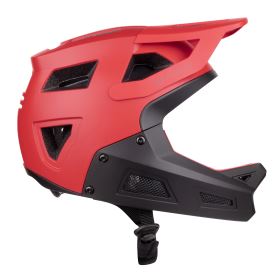 Force Drop Downhill cyklistická helma, Red/Black (1)