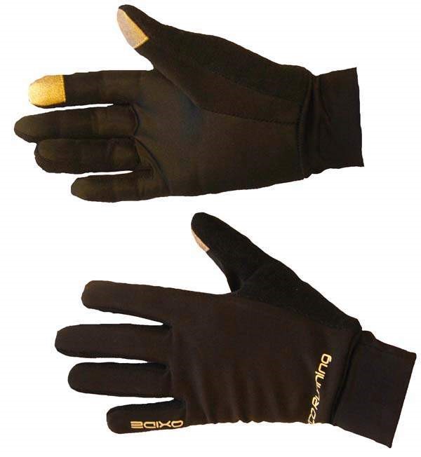OXIDE - běžecké  rukavice - černé