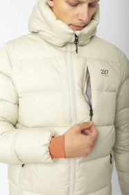 2117 of Sweden Geauri unisex péřová bunda, Beige (6)