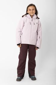 2117 of Sweden Lauker dětské lyžařské kalhoty, Dark Plum (1)