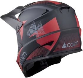 Cairn X Track cyklistická helma, Mat Black Red 56/58 (1)