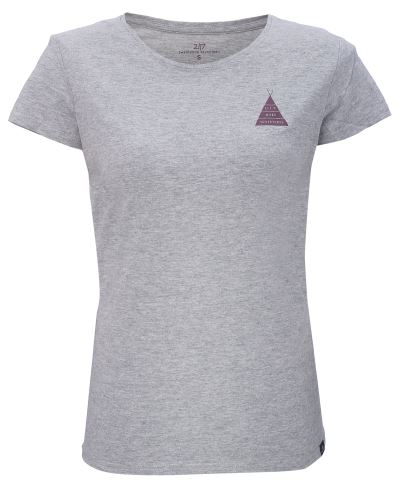APELVIKEN - dámské  triko s krátkým rukávem - Grey melange