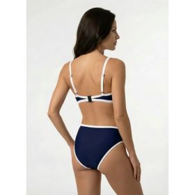 Marine dámský bikinový spodní díl, Navy/White (2)