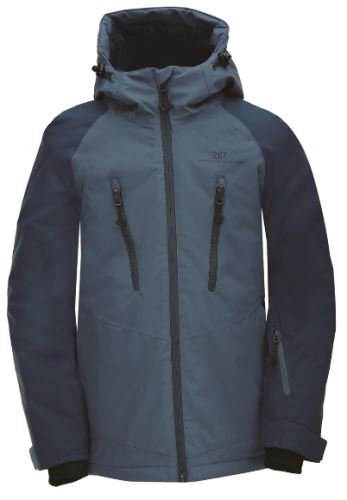 LAMMHULT - ECO dětská zateplená lyžařská bunda - modrá