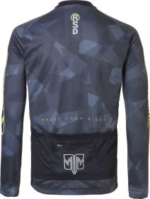 Rehall Robert-R pánské cyklo tričko s dlouhým rukávem, Steel Square Camo (2)