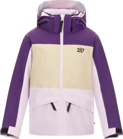 2117 of Sweden Ottebol dětská lyžařská bunda, Purple Ash