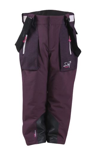 GÄLLIVARE - dívčí ECO lyžařské kalhoty - fialové