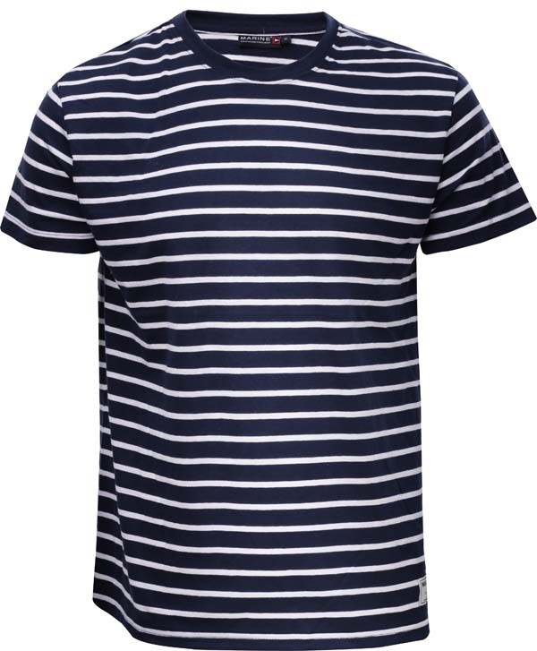 MARINE - Pánské triko s námořními pruhy, Navy Comb