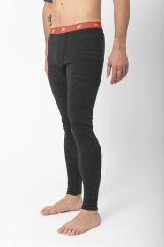 2117 of Sweden Pauki pánské merino kalhoty, Dark Grey Melange (1)