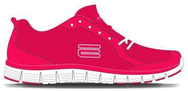 OXIDE - lehké běž.boty (flex V5) - růžové
