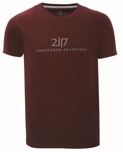 TUN - pánské funkční triko s kr.rukávem - Wine Red