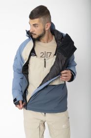 2117 of Sweden Nelkerim pánská lyžařská bunda, Dusty Blue (9)