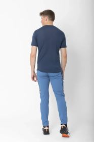 2117 of Sweden Almo pánské merino tričko, Navy (3)