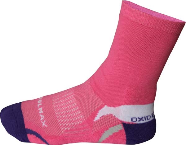 OXIDE - vyšší běžecké ponožky - Bright Pink