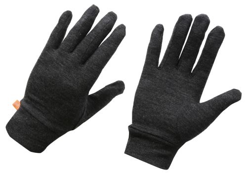 SKÖLDINGE - merino rukavice, dk grey