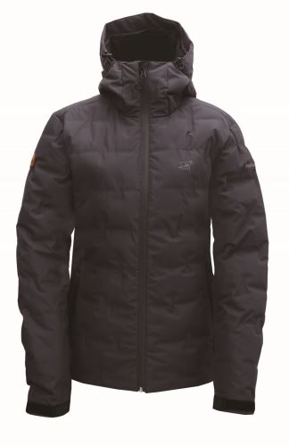 MON ECO dámská péřová lyžařská bunda, tmavě šedá