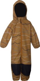 True North baby softshellová kombinéza, Mustard Comb