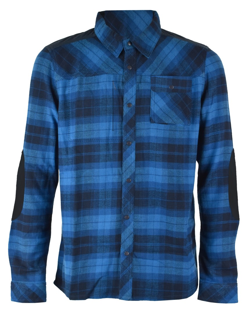 SVEG - ECO pánská flanelová košile, modrá