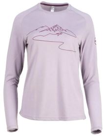 GTS214861L Rayon dámské tričko s dlouhým rukávem, Lilac