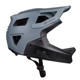 Force Drop Downhill cyklistická helma, Grey/Black (1)