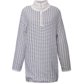 Marine dámský dlouhý pletený svetr, Off White
