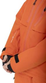 2117 of Sweden Lillpite dětské lyžařské kalhoty, Orange (11)