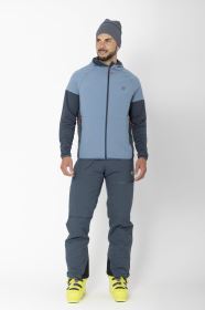 2117 of Sweden Trubo pánská fleecová hybridní bunda, Dusty Blue (2)