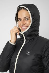2117 of Sweden Haddingen dámská oboustranná péřová bunda, Beige (10)