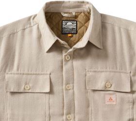 Garphyttan Garden pánská zateplená košile, Light Beige Melange (2)
