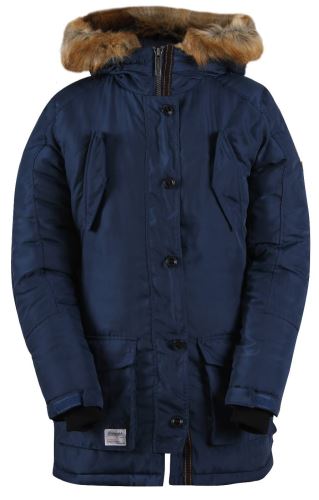 NAUM - dámský zimní kabát, tmavě modrá