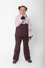 2117 of Sweden Anjan dětské lyžařské kalhoty, Dark Plum (1)