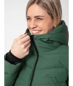 2117 of Sweden ANNEBERG dámský zateplený kabát, forest green (7)