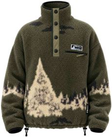 Rehall Hannis-R26 pánská fleecová mikina, Green Tea Rehall Hannis-R26 pánská fleecová mikina, Green Tea
