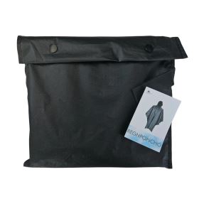 Berga unisex pončo do deště, Black (1)