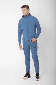 2117 of Sweden Trubo pánská fleecová hybridní bunda, Blue (1)