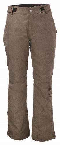 BRAAS - pánské lyž.lehké zateplené kalhoty (10000 mm) - hnědé tkané