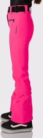 Rehall Yves-R dámské softshellové lyžařské kalhoty, Neon Pink (3)