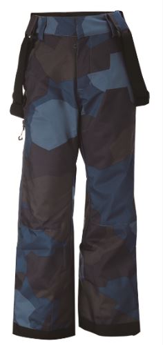 LAMMHULT - ECO 2L dětské lyžařské kalhoty, modrá/AOP