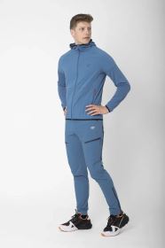 2117 of Sweden Trubo pánská fleecová hybridní bunda, Blue (2)