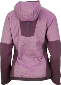 GTS405952L dámská zateplená bunda s kapucí, Lilac (1)