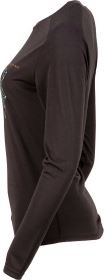 GTS214852L dámské tričko s dlouhým rukávem, Black (2)