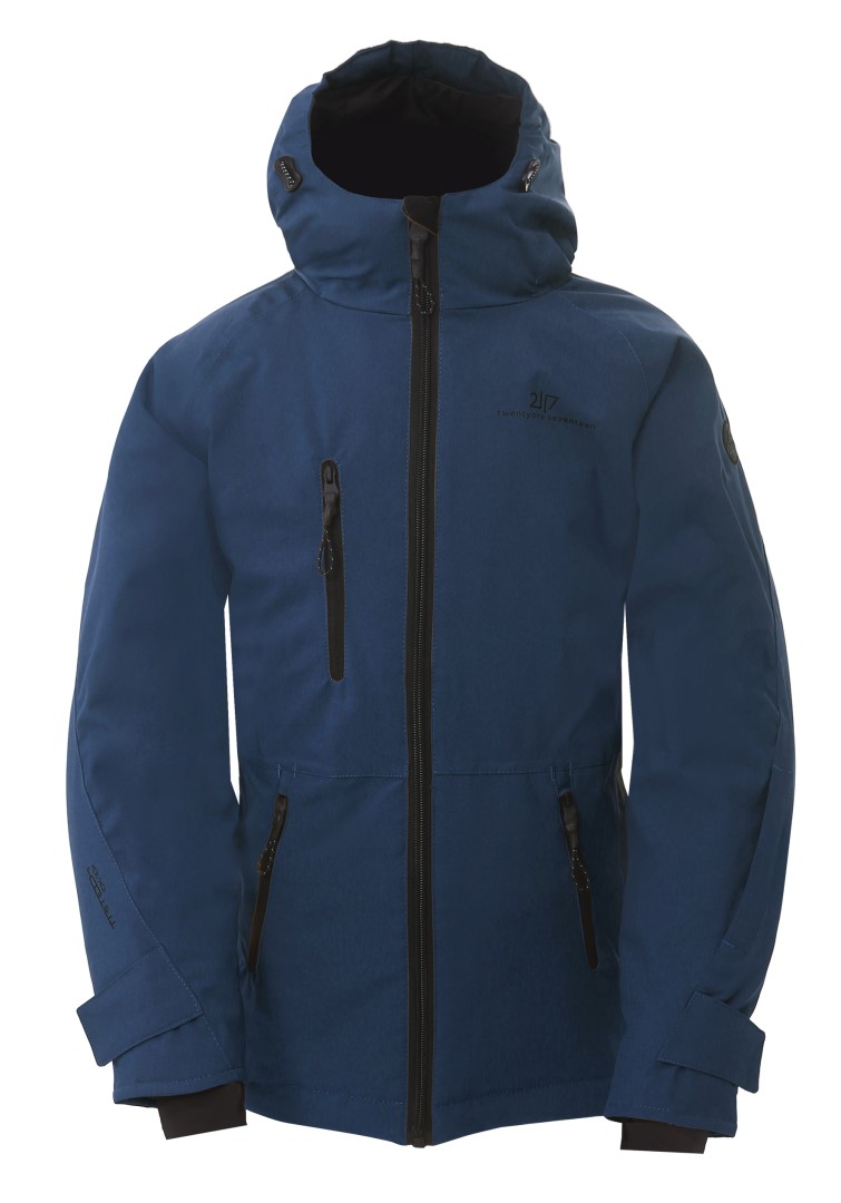 KNATTEN - ECO dětská 2L lyžařská bunda, tm.modrá
